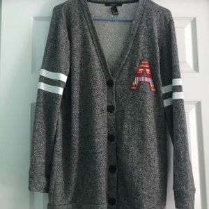 Forever 21 Varsity Cardigan